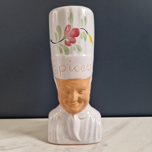 Pot epices buste chef - pot, a