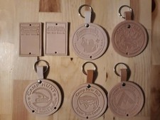 Trapper Trails Council 2018 Camp Particapant Leather Fob