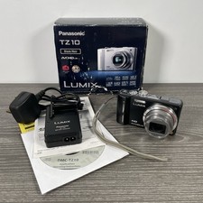 Panasonic Lumix DMC-TZ10 Digital Camera | Boxed w/ Charger | Tested & Working