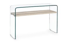 Bureau Console Verre Ou Bois