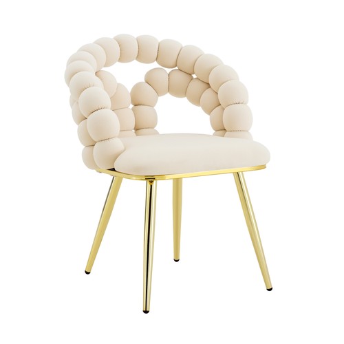 Velvet dining chairs set - chairs, of