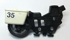 Playmobil Police Motorcycle & Luggage Rack Black Frame 