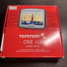 TomTom One 125 Portable GPS Car Navigation System w/3.5" Touchscreen - Open Box