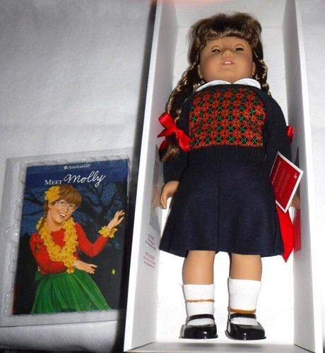 American girl doll molly - american,