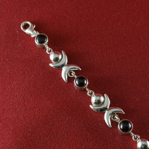 Bracelet argent 925 - bracelet, "lune"