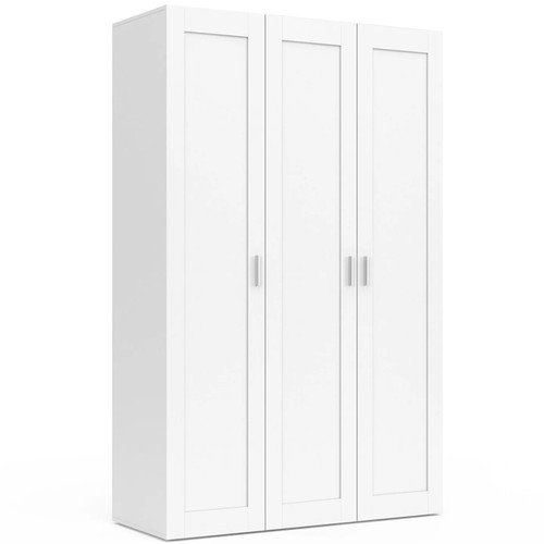 Armoire portes vito blanc - armoire,