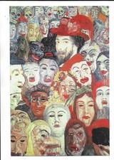 QSL Radio Vlaanderen Internationaal Brussels Belgium 1997 James Ensor DX SWL