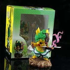 Pokemon Figurine Pikachu Zoro Costume Roronoa One Piece Jouet Collections Manga 