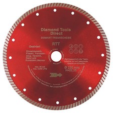 Disque de coupe de diamant Turbo Disque Granit Grès Cérame Tonrohre Extra Mince