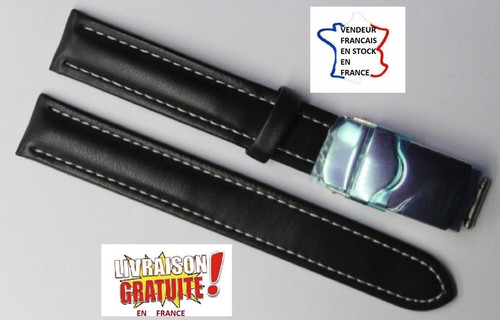 Bracelet montre 16mm boucle - ;,
