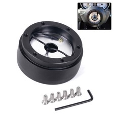 Black Steering Wheel Short Hub