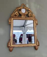 Miroir de Style Louis XVI – Bois sculpté et doré