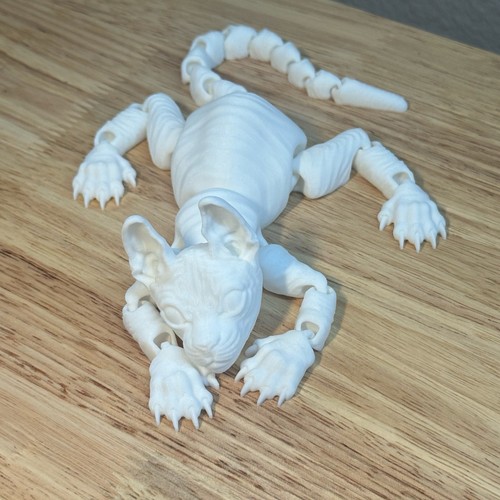 Printed sphynx cat figurine - 3d,