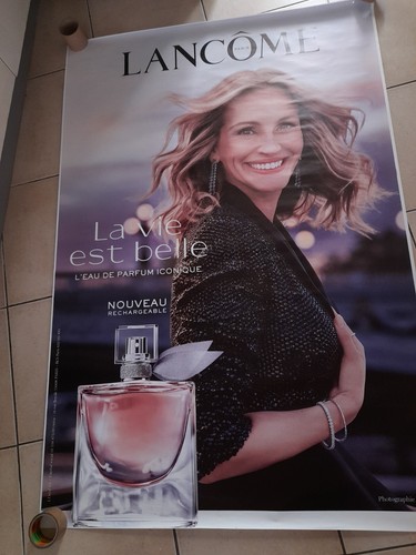 Affiche publicitaire lancome - -,