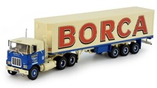 TEKNO - Camion avec semi fourgon BORCA - MACK F700 6x4 - 1/50 - TEK72225
