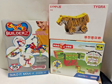 ZOOB BUILDERZ 35 PCS /GEOMAG MAGICUBE/ SIMPLE TYGRA LIKE NEW!