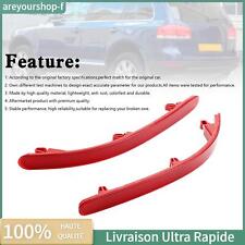 L+R Pair Rear Bumper Reflector W/ Red Lens No Light Pour VW Touareg 7L 2002-10