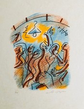 André MASSON - "A Chalk Star" - Original Signed Lithograph - (IV)