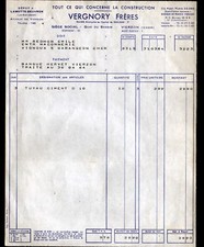 LAMOTTE-BEUVRON & VIERZON (41 / 18) MATERIEL de CONSTRUCTION "VERGNORY Freres"