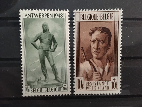 Belgique 1948 cob 785 786 - 1948,