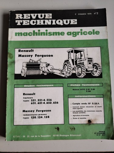 Revue technique tracteur - revue,