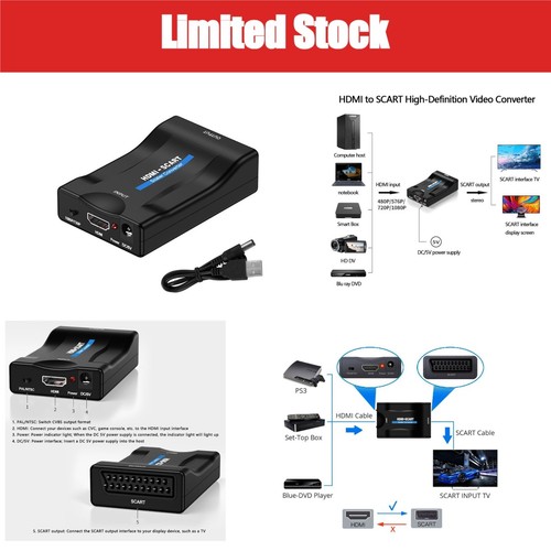 Adaptateur hdmi vers péritel - adaptateur,