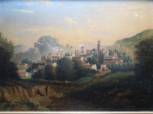Tableau 19éme village - tableau, «