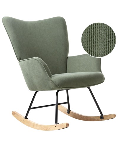 Fauteuil bascule velours - à, en