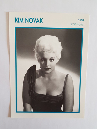 Kim novak carte - novak, fiche