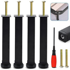 4 Pieds de Lit Meuble Métal