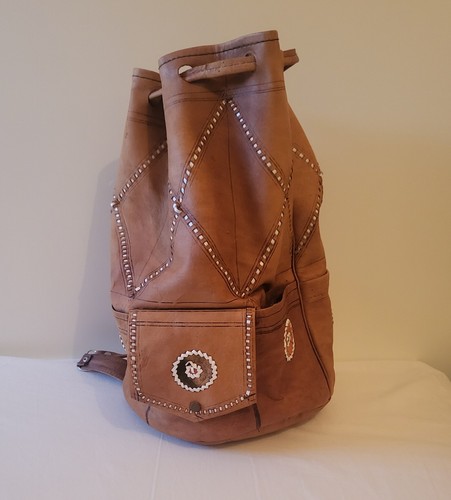 Sac dos ville cuir marron - à,