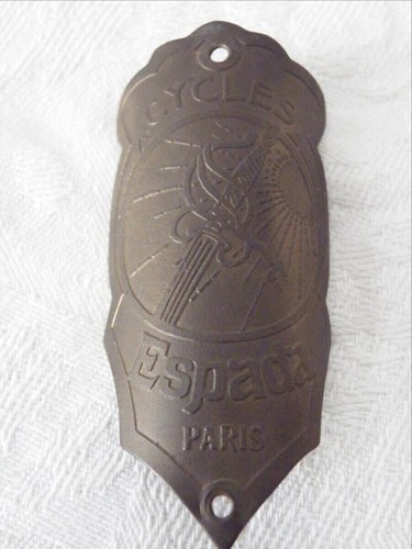 Plaque velo ancienne cycles - de,