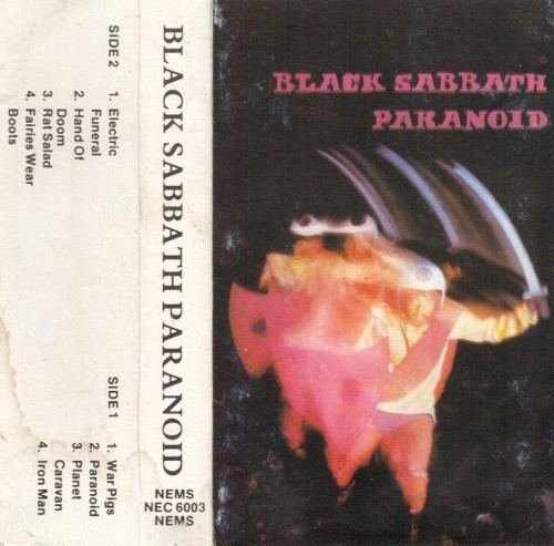 Black sabbath paranoid - black,