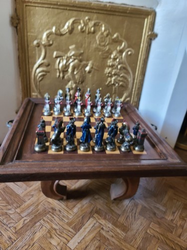 Jeu echecs bronze laiton - jeu, d'echecs