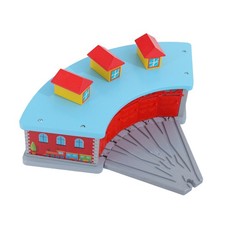 Maisonnette à trains pour