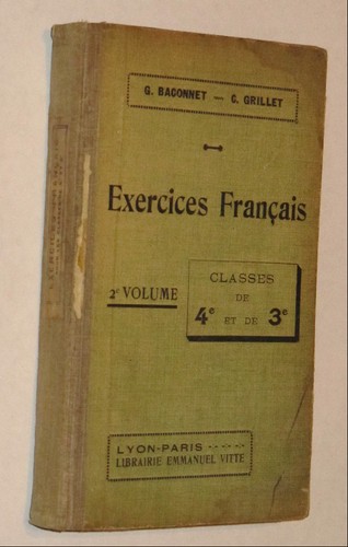 Livre scolaire ancien 1930 - livre,