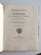 notices et extraits des