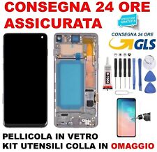 Écran Tactile LCD TFT SAMSUNG GALAXY S10 SM-G973F DS Cadre Noir