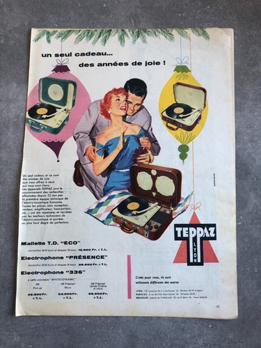 Publicité presse 1956 - de,