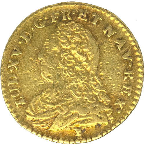 Louis demi or aux - xv-demi-louis, d'or