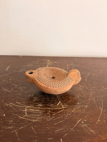 Ancien lampe huile romaine - lampe,