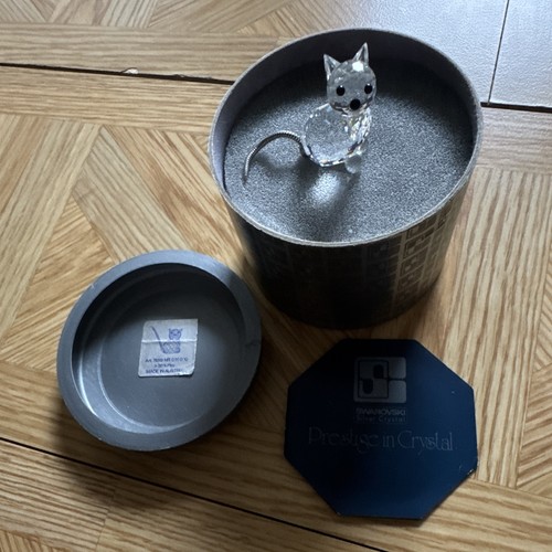 Swarovski figurine chat - figurine,