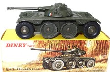 DINKY FRENCH NO. 827 - PANHARD FL 10 EBR ARMOURED CAR/TANK  - NR.MINT BOXED CT*