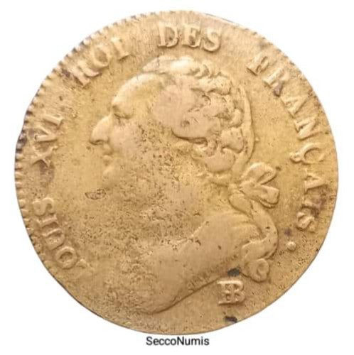 Louis xvi deniers 1792 bb - ., 12