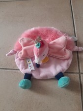 DOUDOU PLAT FLAMANT ROSE TROPICOOL - DOUDOU ET COMPAGNIE