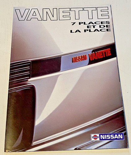 Brochure vente nissan - brochure,