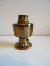 Ancienne lampe bronze massif à fond culbuto