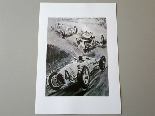 Affiche course automobile de - affiche,