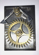 Exhaust & wheel WORK SCHOOL county clock Morez pendulum clock clock 8/5