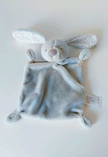 Doudou Plat Lapin Vert De Gris